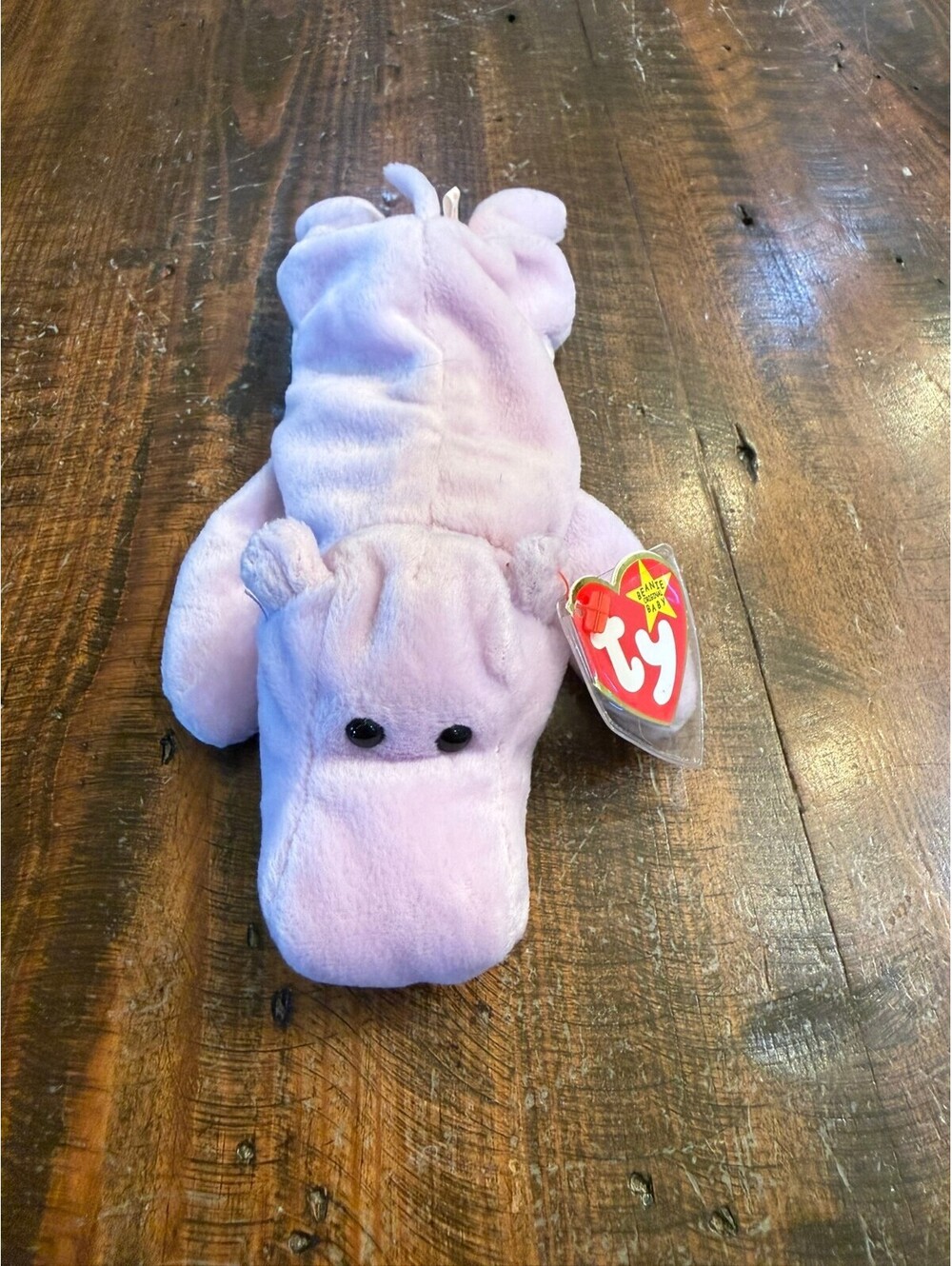 Ty Beanie Baby Happy the Hippo Plush Toy